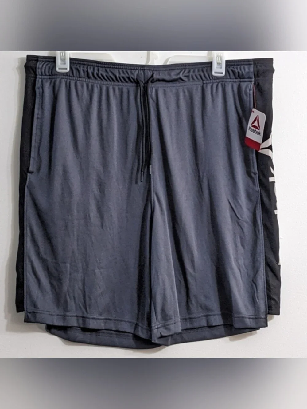 Reebok Men's Gray Active Knit Training Shorts, Size 2XL, New With Tag